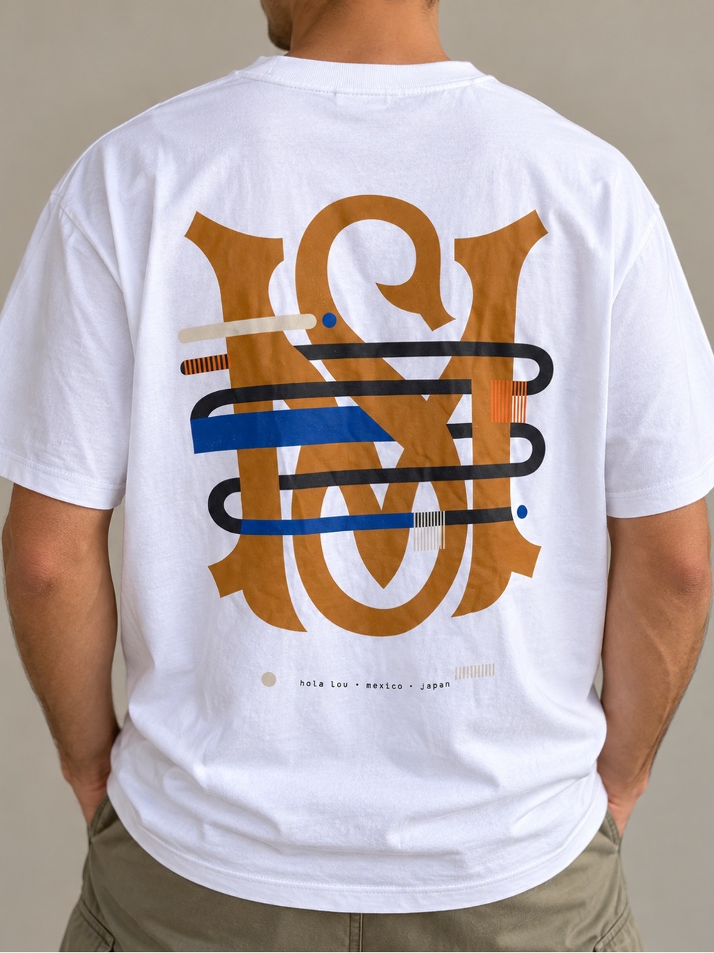 Hola Lou x MFC Store MS Logo Tee XL Japanese Streetwear White